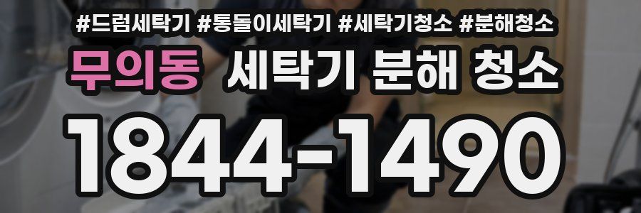 무의동 세탁기 분해 청소