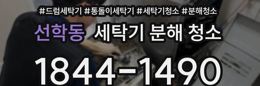 선학동 세탁기 분해 청소
