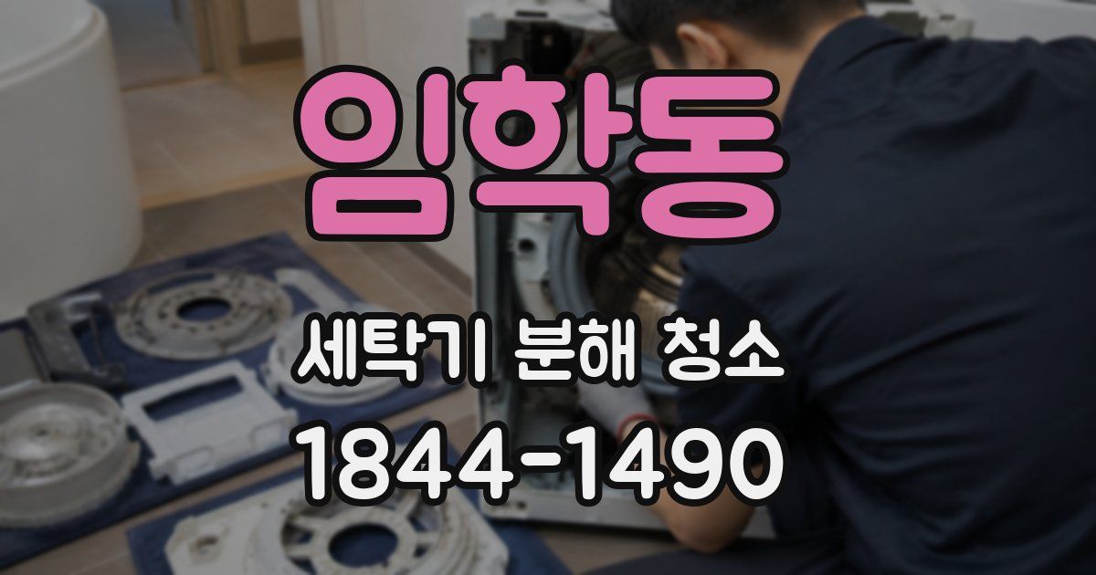 임학동 세탁기 분해 청소
