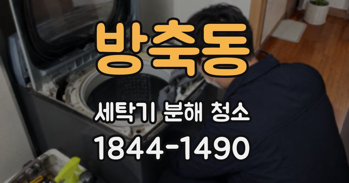 방축동 세탁기 분해 청소
