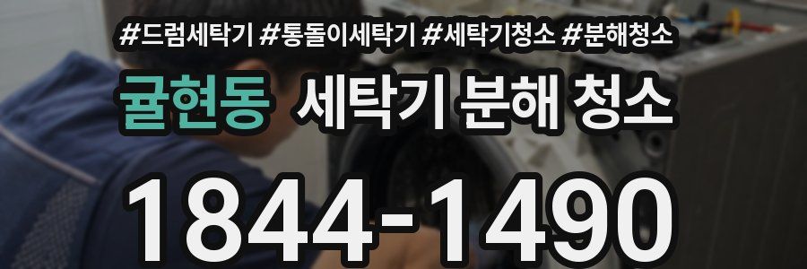 귤현동 세탁기 분해 청소