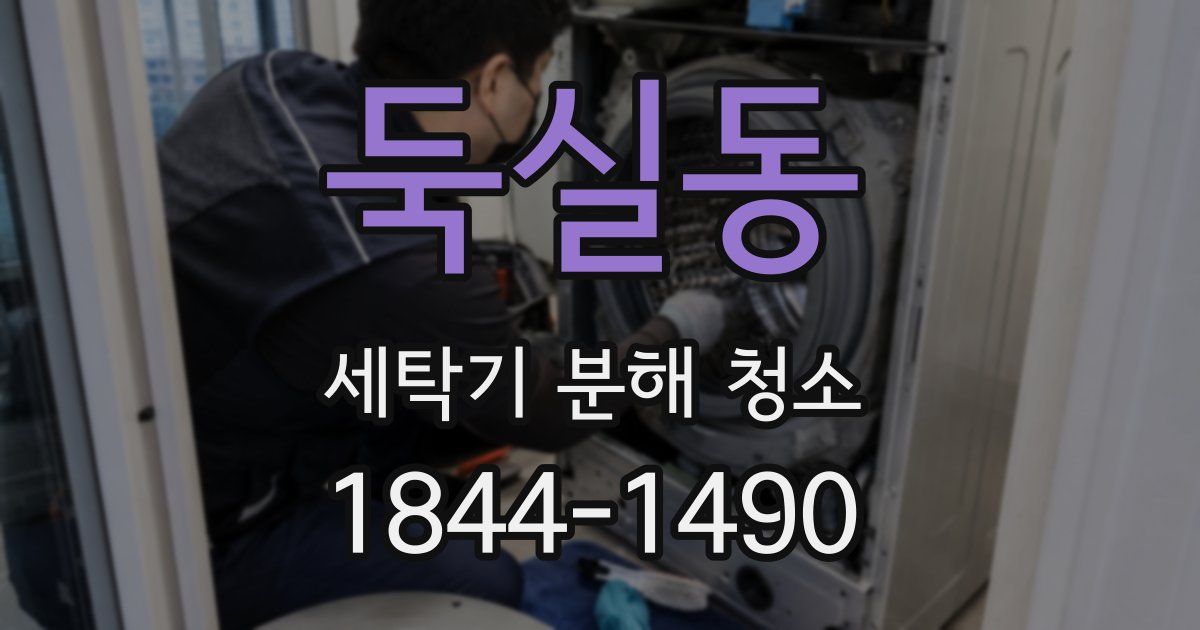 둑실동 세탁기 분해 청소