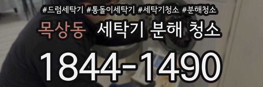 목상동 세탁기 분해 청소
