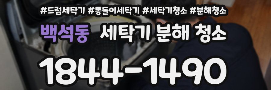 백석동 세탁기 분해 청소