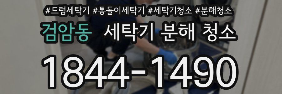 검암동 세탁기 분해 청소
