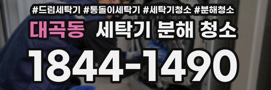 대곡동 세탁기 분해 청소