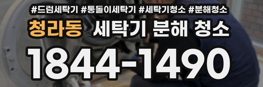 청라동 세탁기 분해 청소