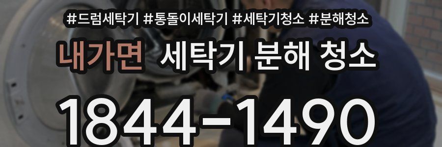 내가면 세탁기 분해 청소