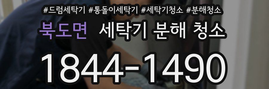 북도면 세탁기 분해 청소
