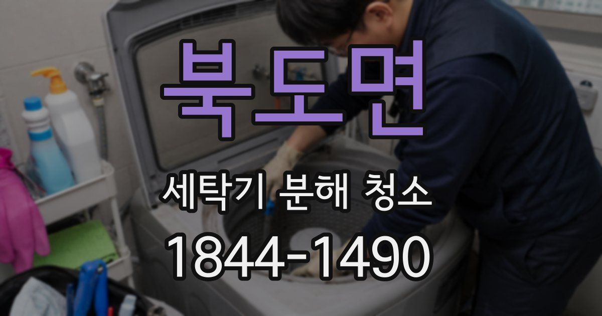 북도면 세탁기 분해 청소