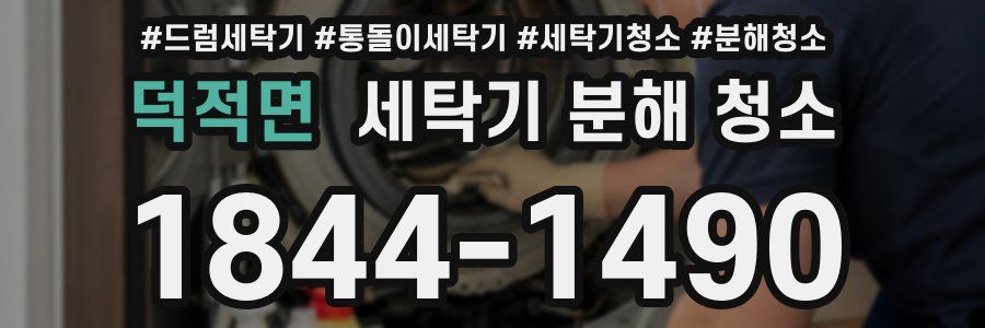 덕적면 세탁기 분해 청소