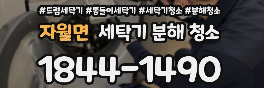 자월면 세탁기 분해 청소