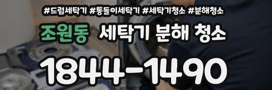 조원동 세탁기 분해 청소