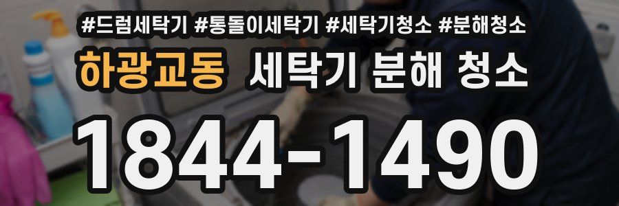 하광교동 세탁기 분해 청소