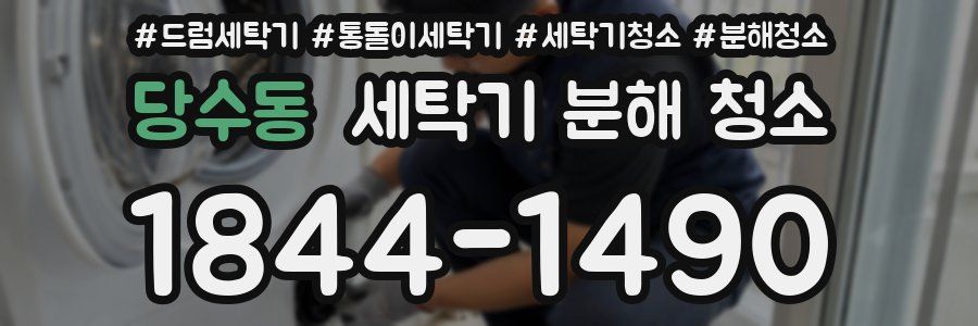 당수동 세탁기 분해 청소