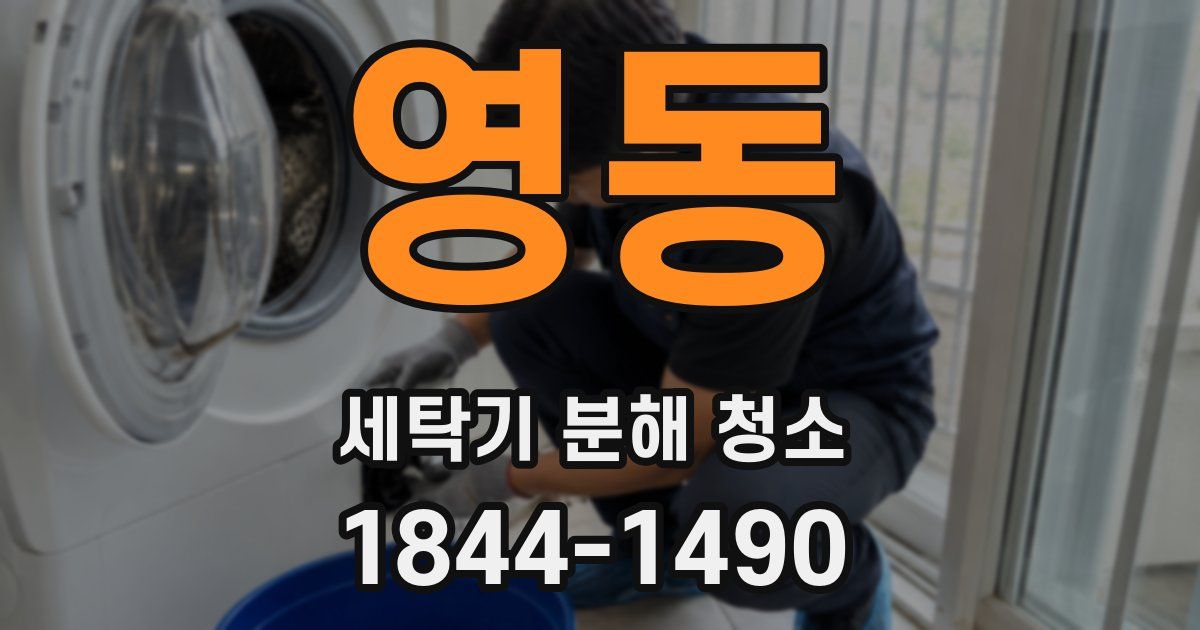 영동 세탁기 분해 청소