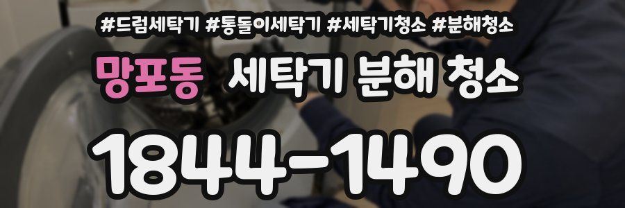 망포동 세탁기 분해 청소