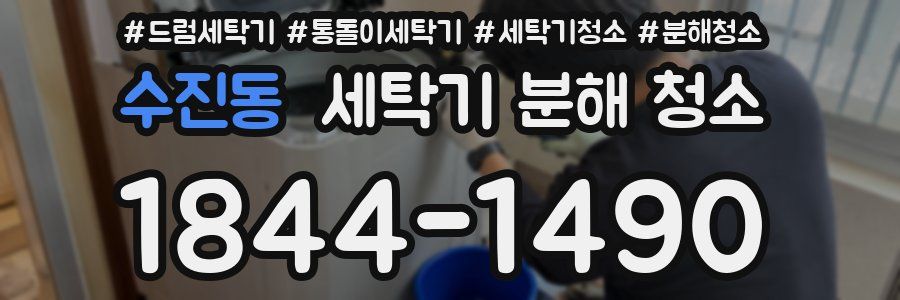 수진동 세탁기 분해 청소