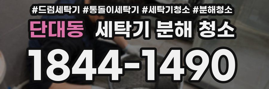단대동 세탁기 분해 청소