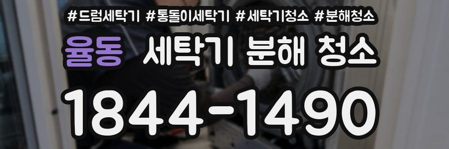 율동 세탁기 분해 청소