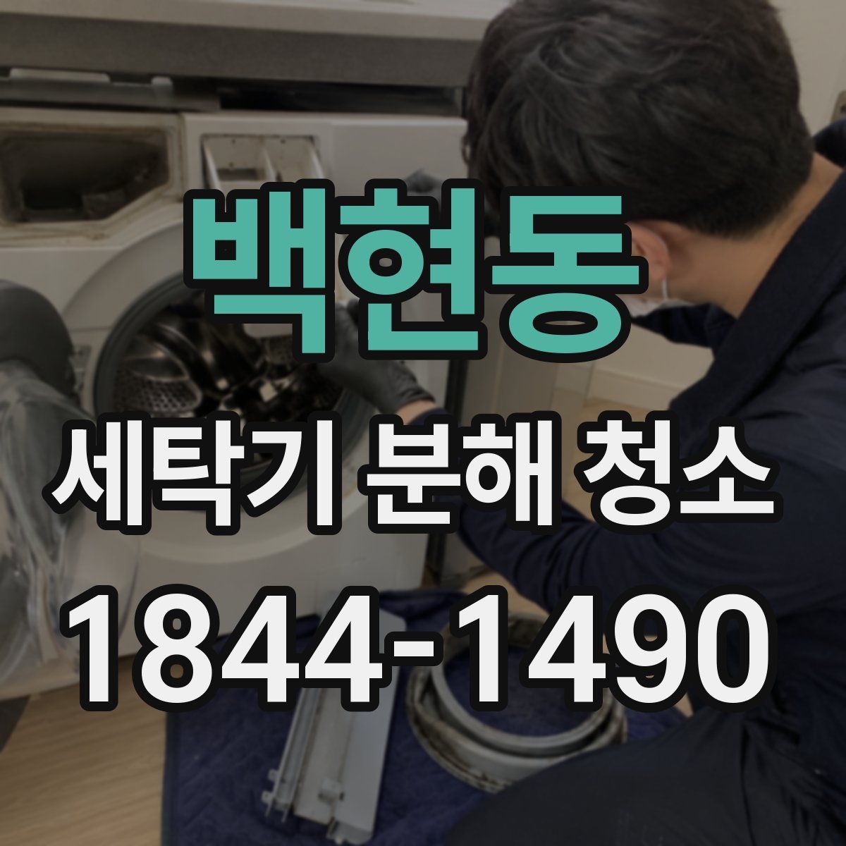 백현동 세탁기 분해 청소