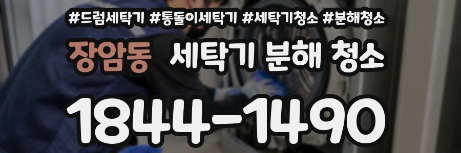 장암동 세탁기 분해 청소