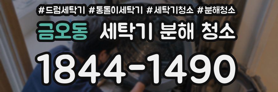 금오동 세탁기 분해 청소
