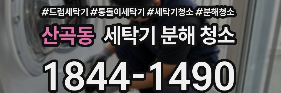 산곡동 세탁기 분해 청소
