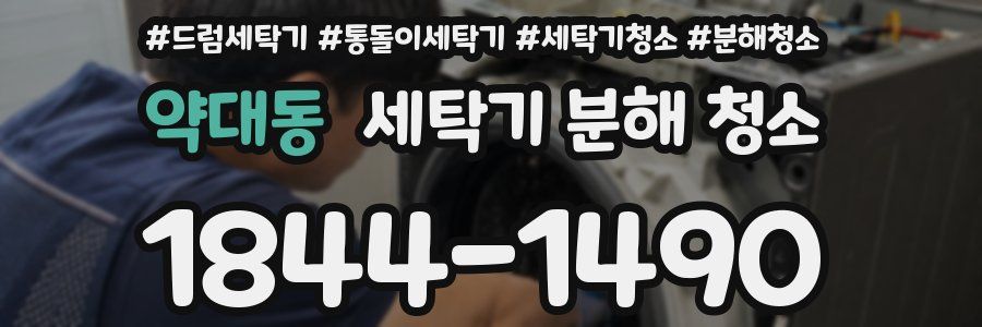 약대동 세탁기 분해 청소