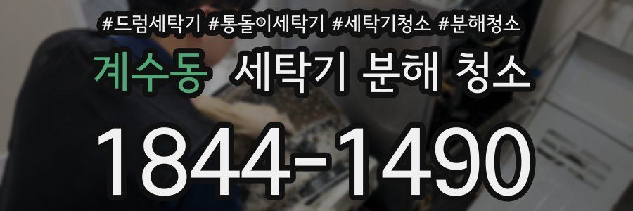 계수동 세탁기 분해 청소