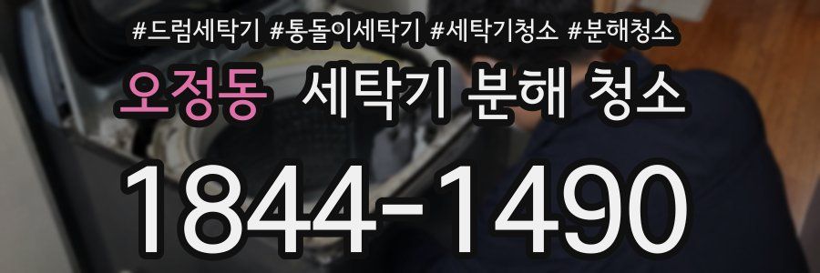 오정동 세탁기 분해 청소