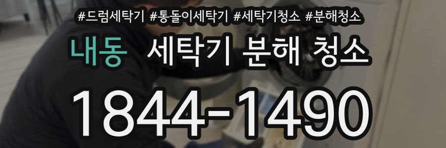 내동 세탁기 분해 청소