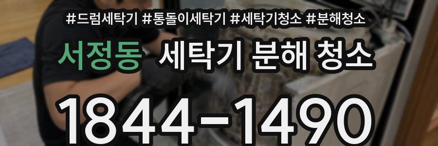 서정동 세탁기 분해 청소
