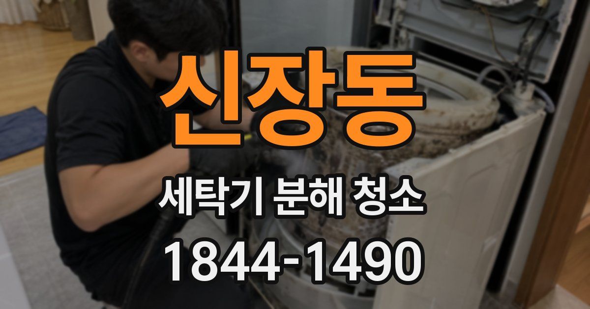 신장동 세탁기 분해 청소