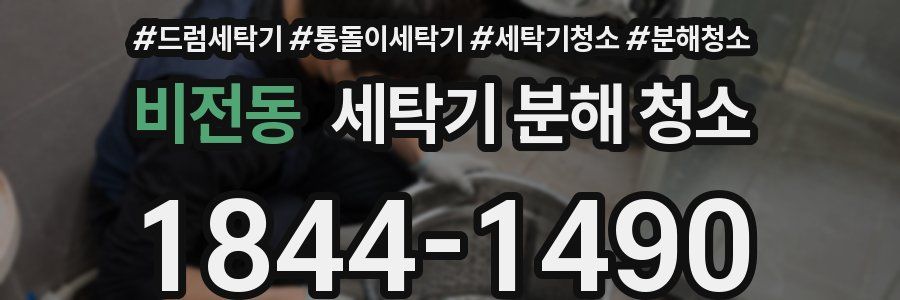 비전동 세탁기 분해 청소