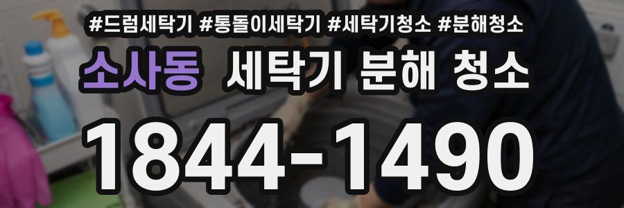 소사동 세탁기 분해 청소