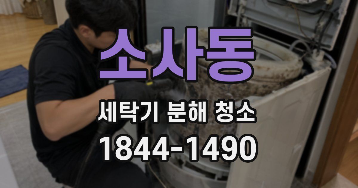 소사동 세탁기 분해 청소