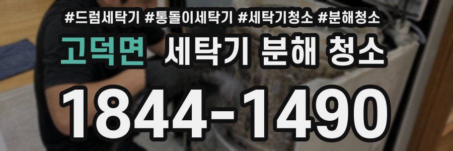 고덕면 세탁기 분해 청소