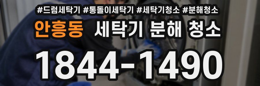 안흥동 세탁기 분해 청소