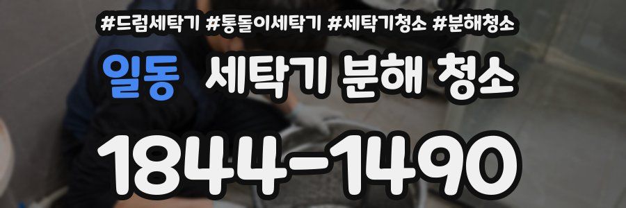 일동 세탁기 분해 청소