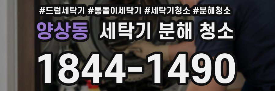 양상동 세탁기 분해 청소