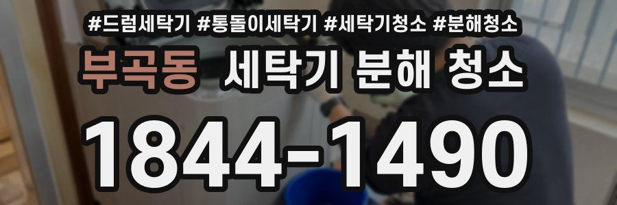 부곡동 세탁기 분해 청소