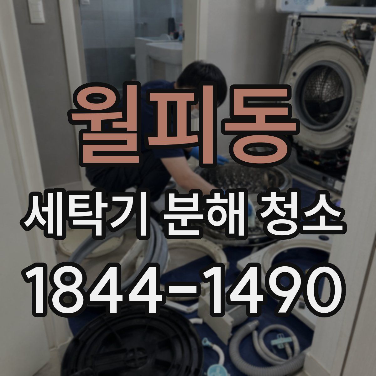 월피동 세탁기 분해 청소