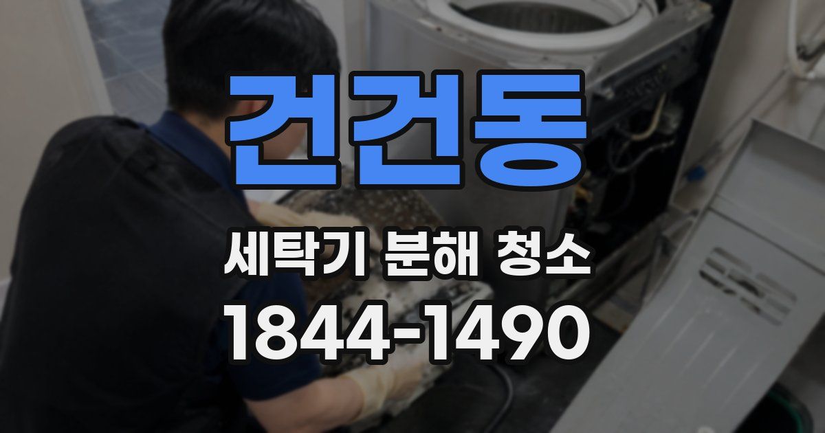 건건동 세탁기 분해 청소