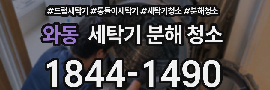 와동 세탁기 분해 청소