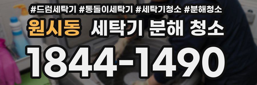 원시동 세탁기 분해 청소