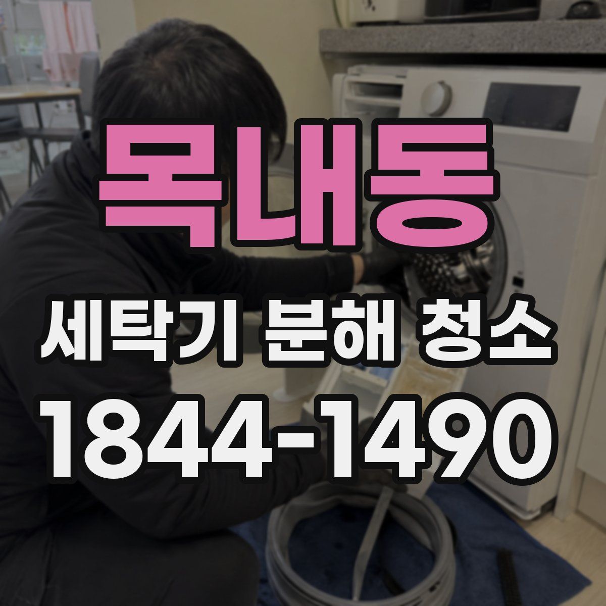 목내동 세탁기 분해 청소