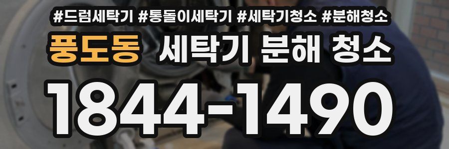 풍도동 세탁기 분해 청소