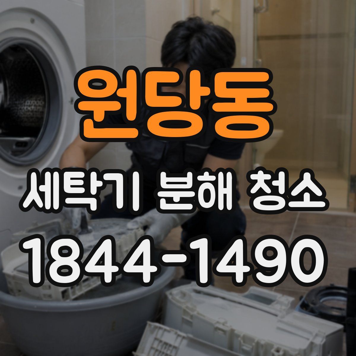 원당동 세탁기 분해 청소