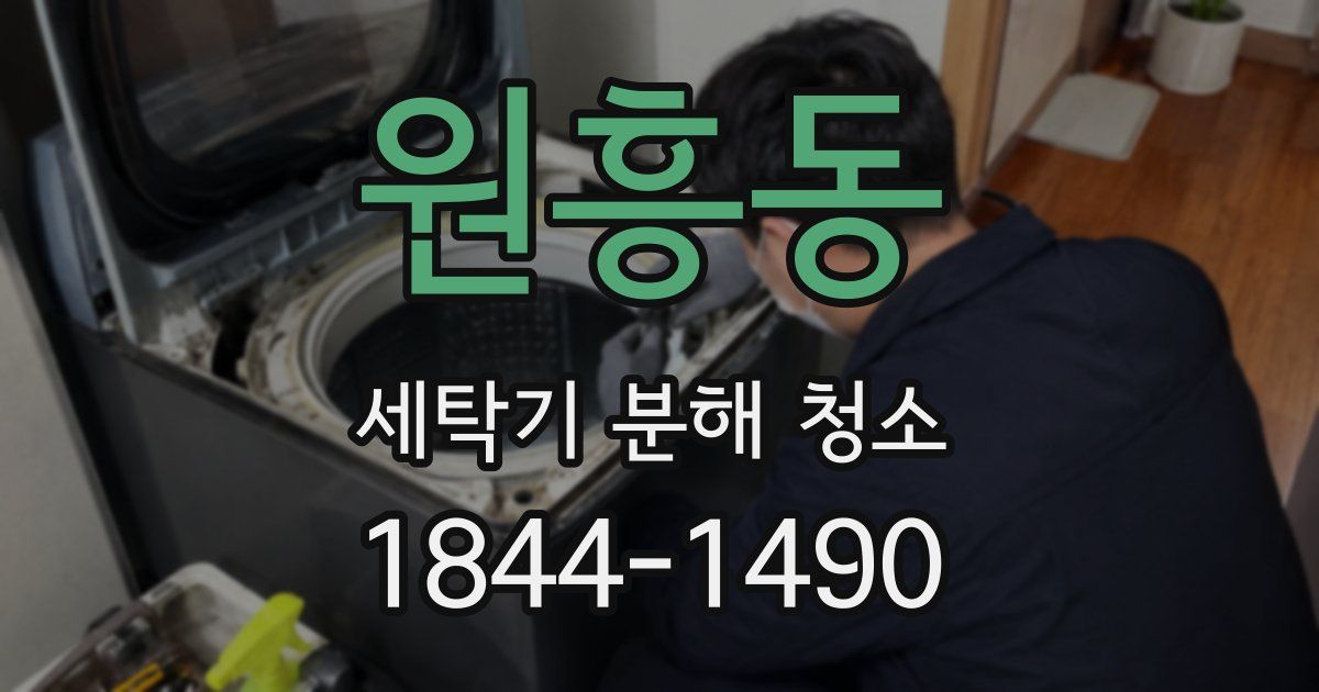 원흥동 세탁기 분해 청소